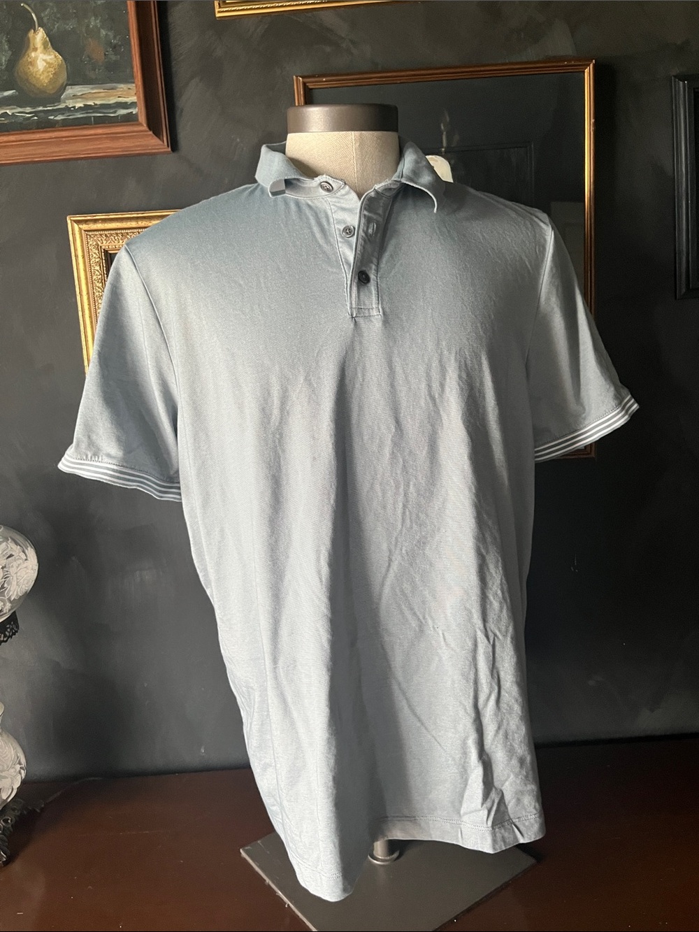 Men's Light Blue Polo Shirt